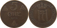 NORWAY 5 ÖRE HAAKON VII. 1905-1957 -