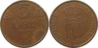 NORWAY 5 ÖRE HAAKON VII. 1905-1957 -