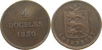 GUERNSEY 4 DOUBLES WILLIAM IV. (1830-1837) -