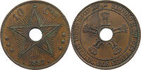 CONGO 10 CENTIMES Leopold II. 1865-1909 -