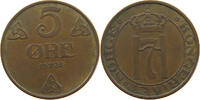 NORWAY 5 ÖRE HAAKON VII. 1905-1957 -