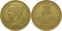 FRENCH AFARS & ISSAS 20 FRANCS -