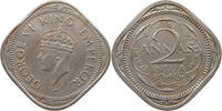 INDIA BRITISH 2 ANNAS George VI. (1936-1952) -