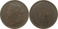 STRAITS SETTLEMENTS CENT 1877 Victoria 1837-1901 SS 292.85 元  ＋  58.49 元 运费