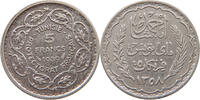 TUNISIA 5 FRANCS -