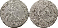 Haus Habsburg 6 Kreuzer Karl VI. 1711-1740 Prag -