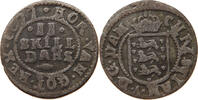 DENMARK 2 SKILLING Christian V. 1670-1699. -