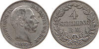 DENMARK 4 SKILLING Christian IX. (1863-1906) -