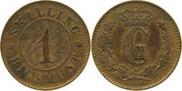 DENMARK SKILLING Christian IX. (1863-1906) -