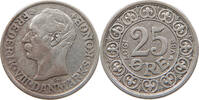 DENMARK 25 ÖRE 1907 Frederik VIII. (1906-1912) SS 117.24 元  ＋  58.54 元 运费