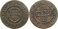 Schweiz Solothurn Kreuzer / 2 1/2 Rappen -