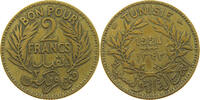 TUNISIA 2 FRANCS -