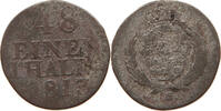 SACHSEN ALBERTINISCHE LINIE 1/48 TALER Friedrich August I. 1806-1827 -