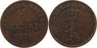 HESSEN DARMSTADT PFENNIG Ludwig III. (1848-1877) -