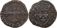 FRANCE 1/8 ECU Huitième Henri III. (1574-1589) -