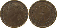 STRAITS SETTLEMENTS 1/4 CENT 1884 Victoria 1837-1901 SS 376.52 元  ＋  58.49 元 运费