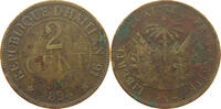 HAITI 2 CENTIMES -