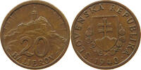 SLOVAKIA 20 HALIEROV -