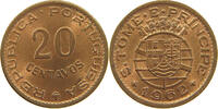 ST. THOMAS AND PRINCE 20 CENTAVOS -