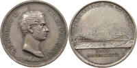 ITALY STATES FLORENCE MEDAL Leopold II., 1824 - 1859. auf die Errichtung der Hängebrücke über den Arno -