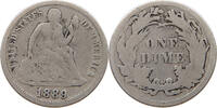 UNITED STATES OF AMERICA DIME 1889 SEATED LIBERTY S 200.81 元  ＋  58.49 元 运费