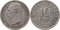 DENMARK 10 ÖRE Frederik VIII. (1906-1912) -