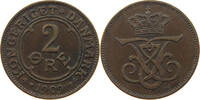 DENMARK 2 ÖRE Frederik VIII. (1906-1912) -