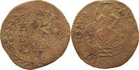 NETHERLANDS HOLLAND DUIT DOUBLE STRUCK AVERS -