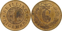 DENMARK SKILLING Christian IX. (1863-1906) -