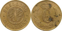 DENMARK SKILLING Christian IX. (1863-1906) -