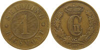 DENMARK SKILLING Christian IX. (1863-1906) -