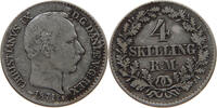 DENMARK 4 SKILLING Christian IX. (1863-1906) -