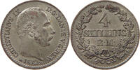 DENMARK 4 SKILLING Christian IX. (1863-1906) -