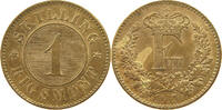 DENMARK SKILLING Christian IX. (1863-1906) -