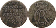 DENMARK 2 SKILLING 1807 Christian VII. (1766-1808) S 334.69 元  ＋  58.49 元 运费