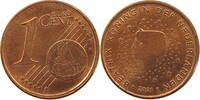NETHERLANDS CENT MINTING ERROR HEAD -