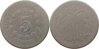 UNITED STATES OF AMERICA NICKEL SHIELD -