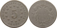 UNITED STATES OF AMERICA NICKEL SHIELD -