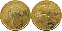 UNITED STATES OF AMERICA QUARTER GOLD PLATED -