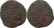 SPANISH NETHERLANDS OORD CARLOS II (1665-1700) BRABANT DOUBLE STRUCK -
