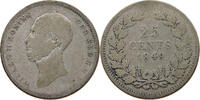 NETHERLANDS 25 CENTS WILLEM II. 1840-1849 -
