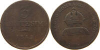 HAUS HABSBURG 3 CENTESIMI 1843 V FERDINAND I. 1835-1848 LOMBARDO VENETO S 150.61 元  ＋  58.49 元 运费