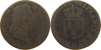 FRANCE 1/2 SOL LOUIS XV. (1715–1774) -