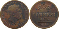 ITALY STATES TWO SICILIES 2 TORNESI -