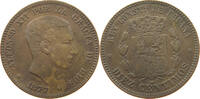SPAIN 10 CENTIMOS 1877 Alfonso XII. (1874–1885) SS 125.51 元  ＋  58.49 元 运费