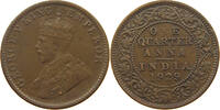 INDIA BRITISH 1/4 ANNA George V. (1910-1936) -