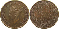 INDIA BRITISH 1/4 ANNA George VI. (1936-1952) -