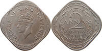 INDIA BRITISH 2 ANNAS George VI. (1936-1952) -