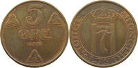 NORWAY 5 ÖRE HAAKON VII. 1905-1957 -
