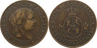 SPAIN 5 CENTIMOS Isabell II. (1833–1868) -
